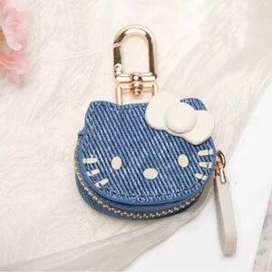 Hello Kitty Mini Denim Bag Charm / Coin Purse